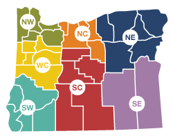 Oregon Region Map